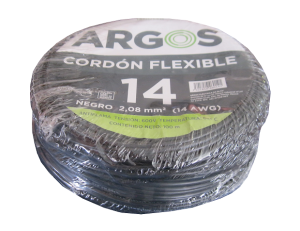 CORDON AUTOMOTRIZ FLEX 14 AWG NEGRO 100m