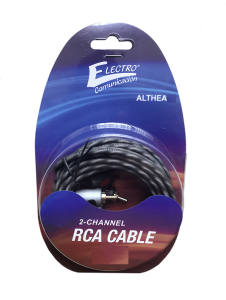 CABLE DE AUDIO RCA FLEX .90m