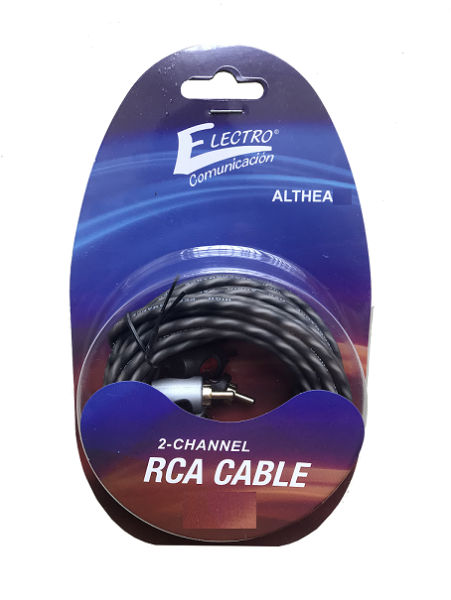 CABLE DE AUDIO RCA FLEX 1.82m