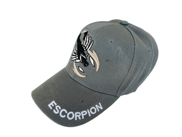 GORRA ESCORPION COLOR GRIS