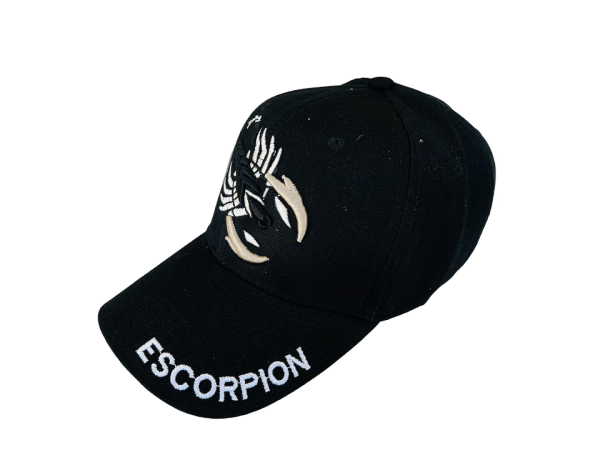 GORRA ESCORPION COLOR NEGRO